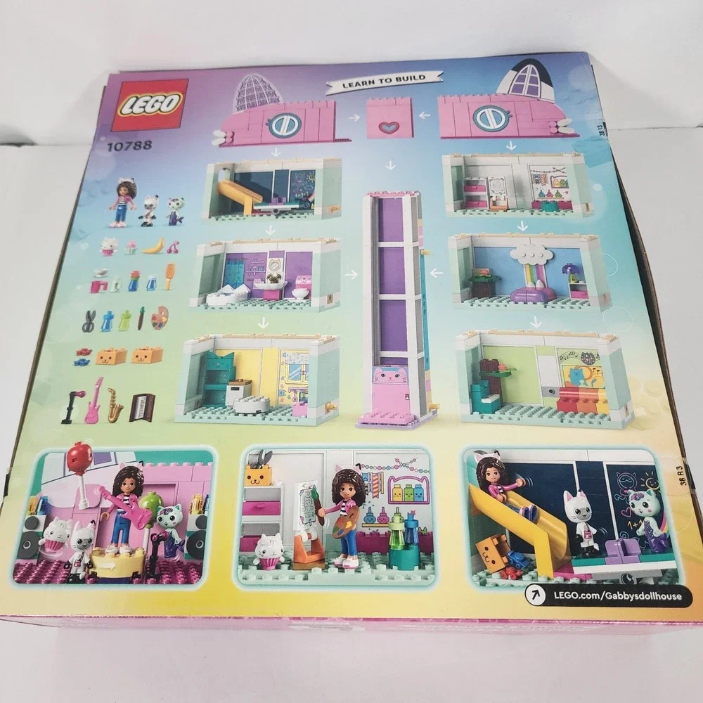 LEGO Gabby's Dollhouse 10788 DreamWorks Building Set 498 Pieces New Sealed
